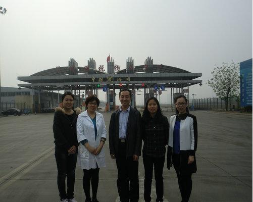 商务贸易系到佳怡物流、心怡物流等企业进行实习走访和调研